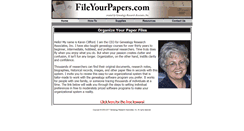 Desktop Screenshot of fileyourpapers.com